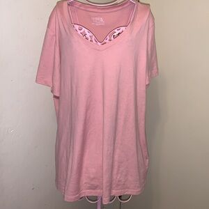 Bundle of 7 Time And True Summer Tee shirts =  five XL (16-18) & two 2XL (20)